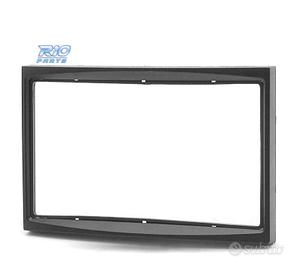 CORNICE NERA RADIO 2-DIN PER CITROEN C2 C3 BERLING
