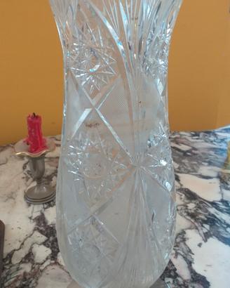Vaso di cristallo di Boemia