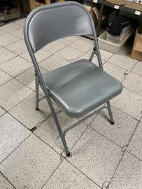 Sedie pieghevoli in metallo