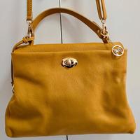 Borsa di Vera pelle Senape, da donna, Melluso.