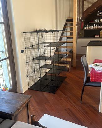 Gabbia per gatto modulabile