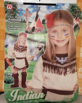 Vestito da carnevale da indiana Pocahontas