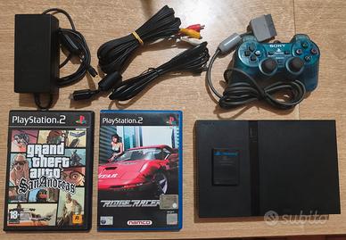 Sony PlayStation 2 Slim + 2 giochi + Memory 8mb