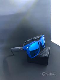 Ray-Ban Wayfarer folding nero/blu