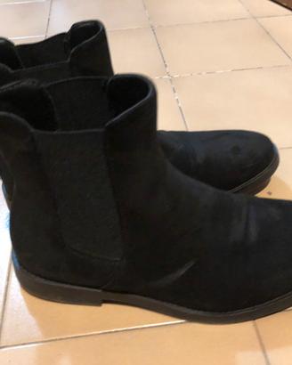 Stivaletto uomo Camoscio Nero numero  40