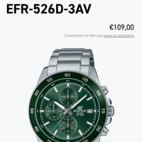 Cronografo Casio Edifice