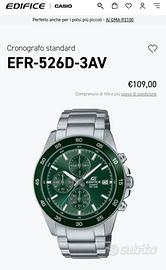 Cronografo Casio Edifice
