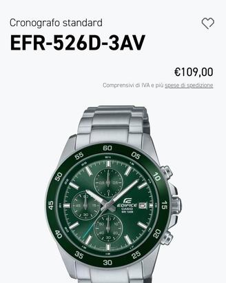 Cronografo Casio Edifice
