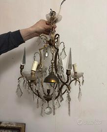 Lampadario d'epoca stile Maria Teresa