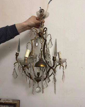 Lampadario d'epoca stile Maria Teresa