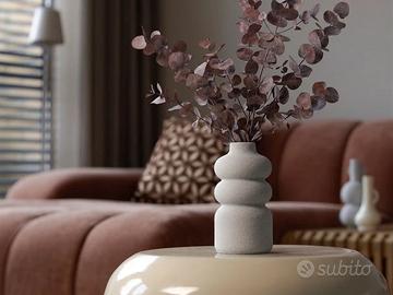 Vaso Decorativo Minimal Beige 🤍 Stile Zara Home