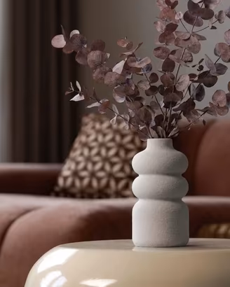 Vaso Decorativo Minimal Beige 🤍 Stile Zara Home