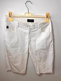 Pantaloncini donna Guess bianchi slim fit