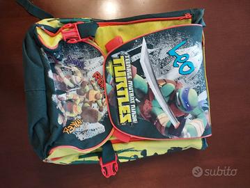 Zaino cartella tartarughe ninja 