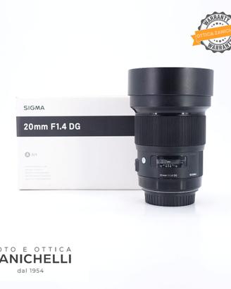 Sigma 20 f/1.4 DG ART (Canon) Usato (G958)