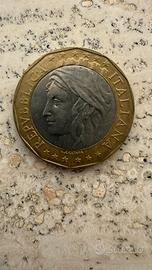 Moneta 1000 lire biometallica 1997