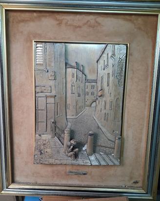 Quadro antico argento 925