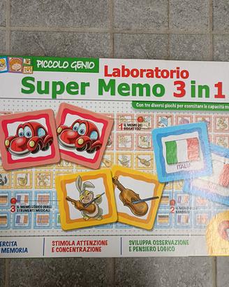 Laboratorio Super Memo 3 in 1