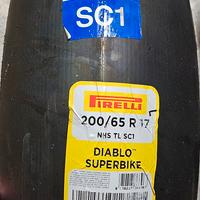 COPPIA PIRELLI SUPERBIKE SC1 SLICK NUOVE