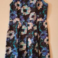 2 abiti donna turchese e fantasia TG.44