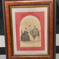 Quadro stampa antica moda