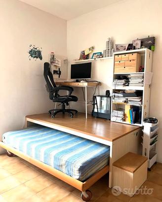 Struttura letto estraibile 