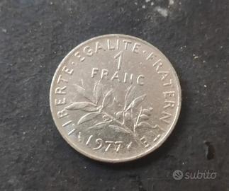 Moneta francese 1977