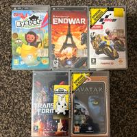 Lotto 5 Giochi Psp - Originali