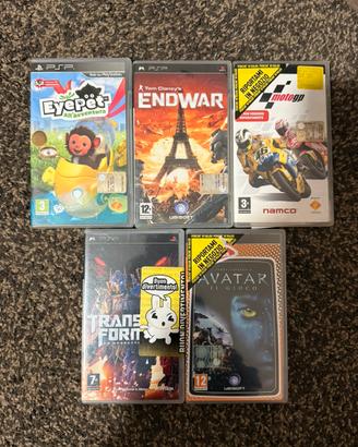 Lotto 5 Giochi Psp - Originali