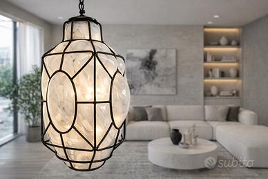 Lampadario Murano vetro soffiato