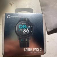 COROS pace 3 gps dual band sportswatch + cover