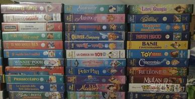 VHS Disney classici e altri, film e cartoni