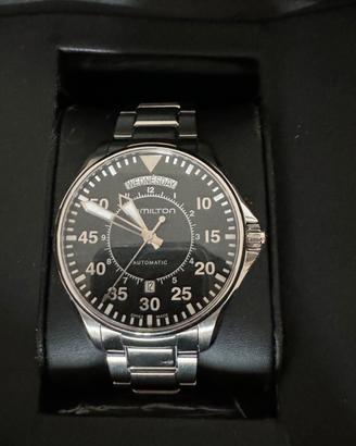 HAMILTON KHAKI AVIATION PILOT DAY DATE AUTO
