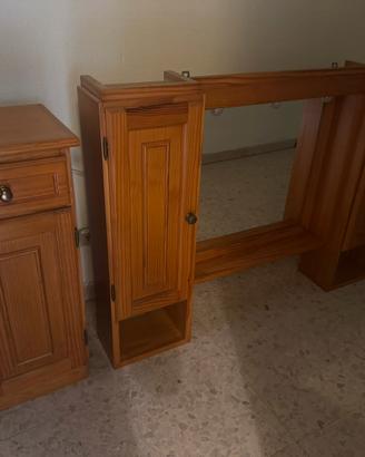 Toilette e mobinetto legno pino svedese