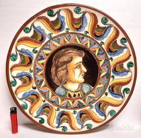 ICMA FABRIANO 1925/30 diam.36cm antico RARO piatto