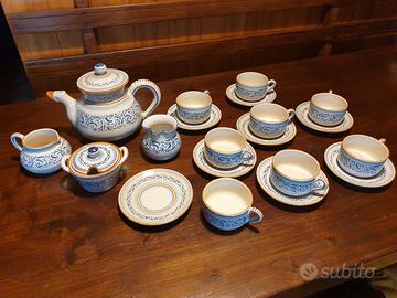 Servito da te' firmato Gioconda Deruta