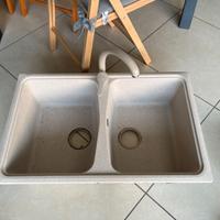Lavello Plados doppia vasca incasso fragranite