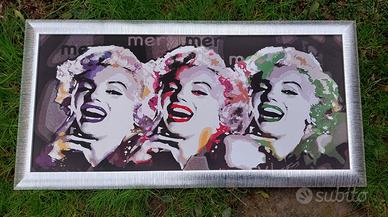 Quadro con stampa Marilyn Monroe