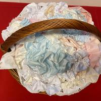 LOTTO DI NASTRI ARRICCIATI PER HOBBY CREATIVI