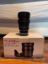 Samyang 24mm T1.5 UMC Sony E