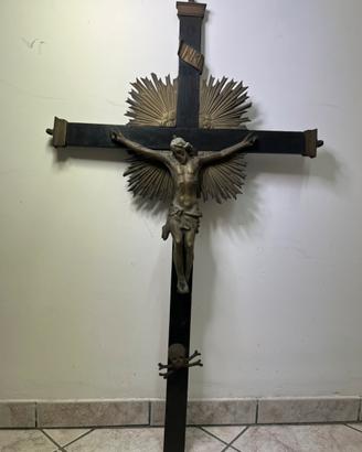 Antico Crocifisso in Ottone