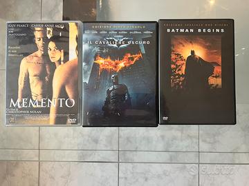 DVD Film Christopher Nolan Singoli a 5 Euro l'Uno
