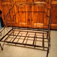 Dormeuse in ferro battuto, Francia