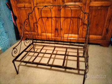 Dormeuse in ferro battuto, Francia