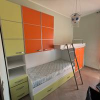 Cameretta bambini 3 letti