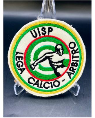 Patch Ricamata Arbitro UISP Lega Calcio Vintage