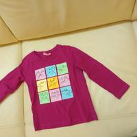 maglietta bambina  con stampa pantera rosa