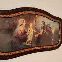 Quadro vintage a tema religioso