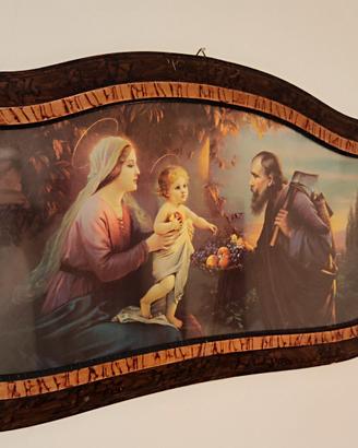 Quadro vintage a tema religioso