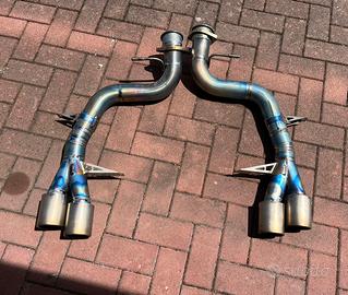 Ferrari 599 titanio tubi style exhaust